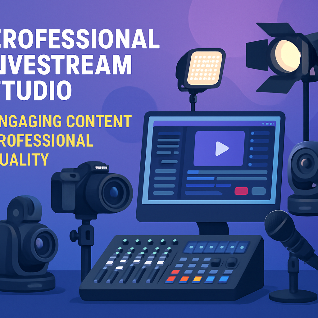 Studio Chụp Ảnh & Livestream Đa Camera Chuyên Nghiệp